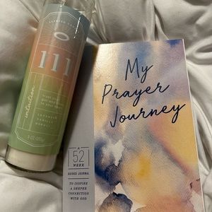 My prayer journey journal and candle set